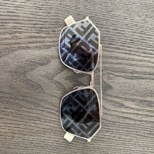 Fendi ff rectangle sunglasses